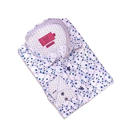 Elie Balleh Little Boys White Slim Fit Dress Button-Down Shirt