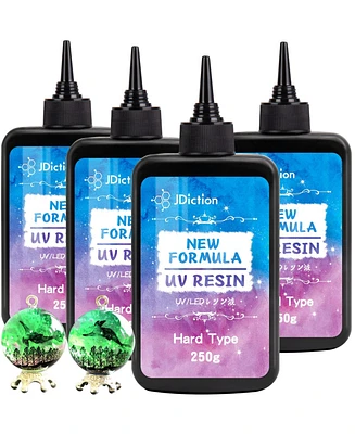 Jdiction 1000g Solar Cure Uv Resin Kit