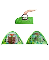 Jurassic Park Gates Bed Tent | Pop-Up Canopy Tents & Shelters, Fort Playhouse For Kids, Indoor Activities | Dinosaur Toys & Games, Gifts and Collectib