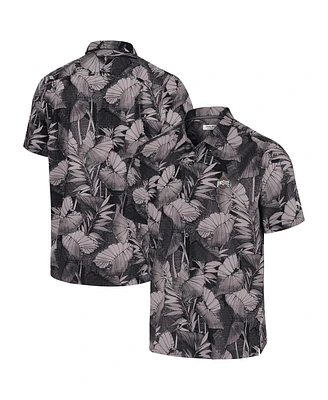 Tommy Bahama Men's Black Ohio State Buckeyes Coast Nuevo Fronds Button-Up Shirt