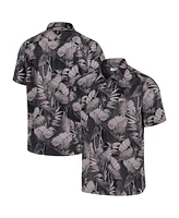 Tommy Bahama Men's Black Ohio State Buckeyes Coast Nuevo Fronds Button-Up Shirt