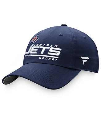 Fanatics Women's Navy Winnipeg Jets Authentic Pro Locker Room Adjustable - Hat