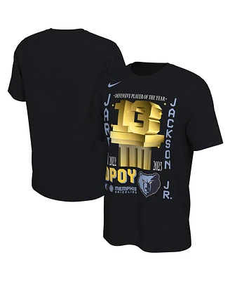 Nike Men's Jaren Jackson Jr. Black Memphis Grizzlies 2023 Defensive Player of the Year Award T-Shirt