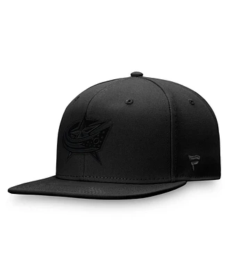Fanatics Men's Black Columbus Blue Jackets Tonal Fitted Hat