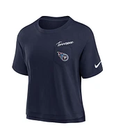 Nike Women's College Navy Tennessee Titans Performance Pocket T-Shirt
