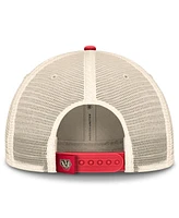 Top of the World Men's Red/Black Wisconsin Badgers Off-Road Trucker Adjustable Hat