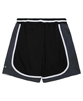 Mitchell Ness Men's AND1 Black/Green AND1 Og Game Mesh Reversible Shorts