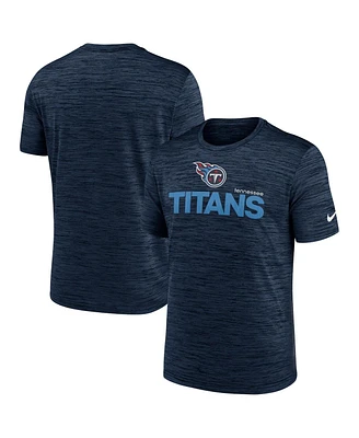 Nike Men's Navy Tennessee Titans Blitz Velocity Modern Performance T-Shirt
