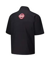 Adidas Men's Black Louisville Cardinals 2024 Half-Zip Short Sleeve Training Jacket