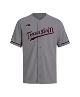 Adidas Men's Gray Texas A&M Aggies Replica Baseball Jersey