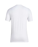 Adidas Men's White Louisville Cardinals Softball Pitcher's Circle T-Shirt