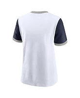 Nike Women's White Penn State Nittany Lions Legacy Fundamental Expression Tri-Blend T-Shirt