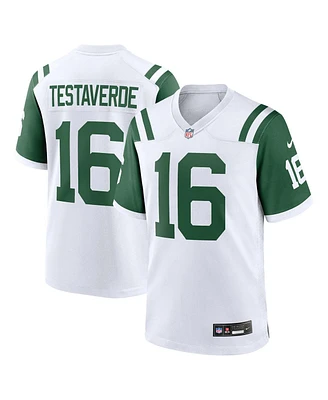 Nike Men's Vinny Testaverde White New York Jets Classic Alternate Retired Player Game Jersey