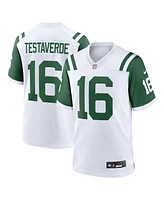 Nike Men's Vinny Testaverde White New York Jets Classic Alternate Retired Player Game Jersey
