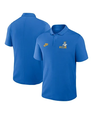 Nike Men's Blue Ucla Bruins Primetime Victory Legacy Vault Logo Performance Polo Shirt