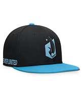 Fanatics Men's Black Minnesota United Fc Sitter Snapback Hat