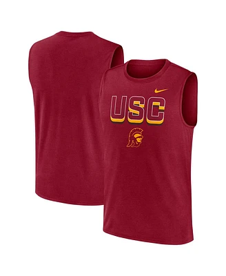 Nike Men's Cardinal Usc Trojans Primetime Tricode Legend Performance Tank Top