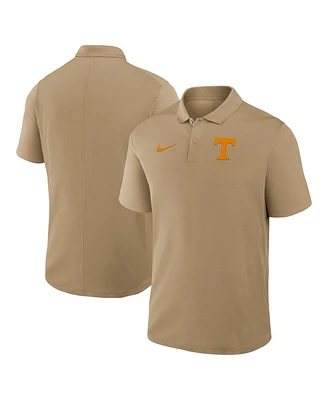 Nike Men's Tan Tennessee Volunteers Primetime Victory Primary Logo Performance Polo Shirt