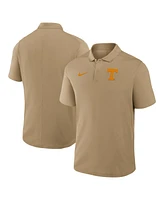 Nike Men's Tan Tennessee Volunteers Primetime Victory Primary Logo Performance Polo Shirt