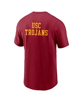 Nike Men's Cardinal Usc Trojans 2-Hit Stacked T-Shirt