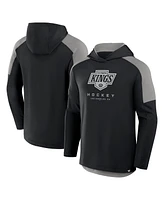 Fanatics Men's Black Los Angeles Kings Meta Game Transitional Pullover Hoodie