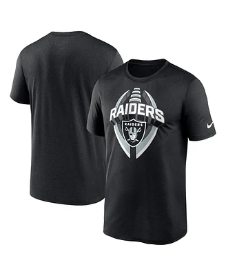 Nike Men's Black Las Vegas Raiders Legend Icon Performance T-Shirt