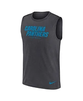 Nike Men's Charcoal Carolina Panthers Primetime Legend Performance Muscle Tank Top