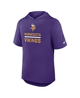 Nike Men's Purple Minnesota Vikings Lockup Tri-Blend Hoodie T-Shirt