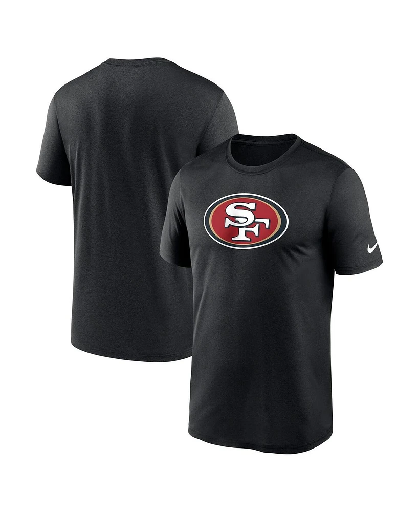 Nike Men's Black San Francisco 49ers Primetime Legend Logo Performance T-Shirt