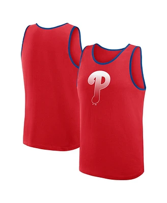 Logo Athletic Men's Red Philadelphia Phillies Unmatched Success Tank Top