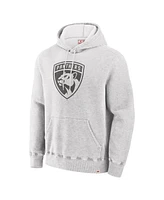 Fanatics Men's Cream Florida Panthers Made Canada Pullover Hoodie