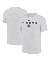 Nike Men's Ash Lsu Tigers 2025 Sideline Velocity Performance T-Shirt