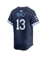 Nike Men's Salvador Perez Navy Kansas City Royals Connect Limited Jersey