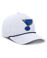 Fanatics Men's White St. Louis Blues Rope A-Frame Adjustable Hat