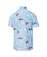 Reyn Spooner Men's Light Blue Philadelphia Phillies Cooperstown Collection Performance Polo Shirt