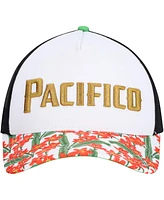 Lids Men's White Pacifico A-Frame Floral Trucker Adjustable Hat