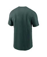 Nike Men's Green Michigan State Spartans Campus Mascot T-Shirt