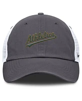 Nike Men's Gray Athletics Wordmark Club Adjustable Trucker Hat