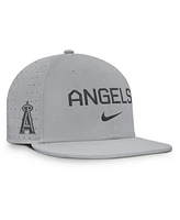 Nike Men's Gray Los Angeles Angels True Performance Fitted Hat