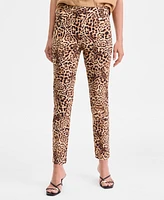 I.n.c. International Concepts Women's Cheetah-Print Skinny Pants, Exclusively at Macy's