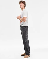Sun + Stone Men's Nuit Black Baggy Jeans, Exclusively at Macy's