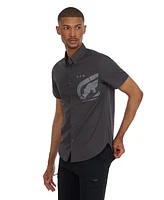 Ecko Unltd Men's Stamp Short Sleeve Woven Shirt