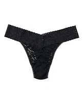 Hanky Panky Women's Leopard Lace Original Rise Thong Underwear 7I1101