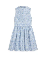 Polo Ralph Lauren Big Girls Floral Oxford Shirtdress