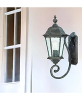 Wall Mounted One Light Carousel Lantern for Indoor and Outdoor Use
