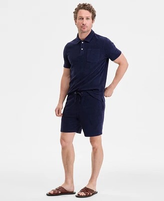 Club Room Men's Solid Terry Cloth Shorts, Exclusively at Macy's