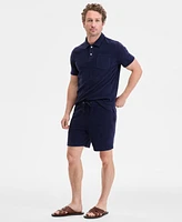 Club Room Men's Solid Terry Cloth Shorts, Exclusively at Macy's