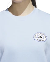 adidas Women's Farmers Market Graphic Relaxed Sweatshirt