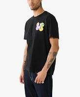True Religion Men's Short Sleeve Relaxed Billiard T-Shirt