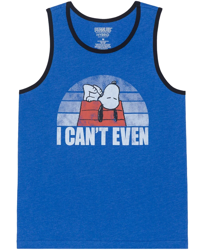 Hybrid Apparel Men's Snoopy Tank Top